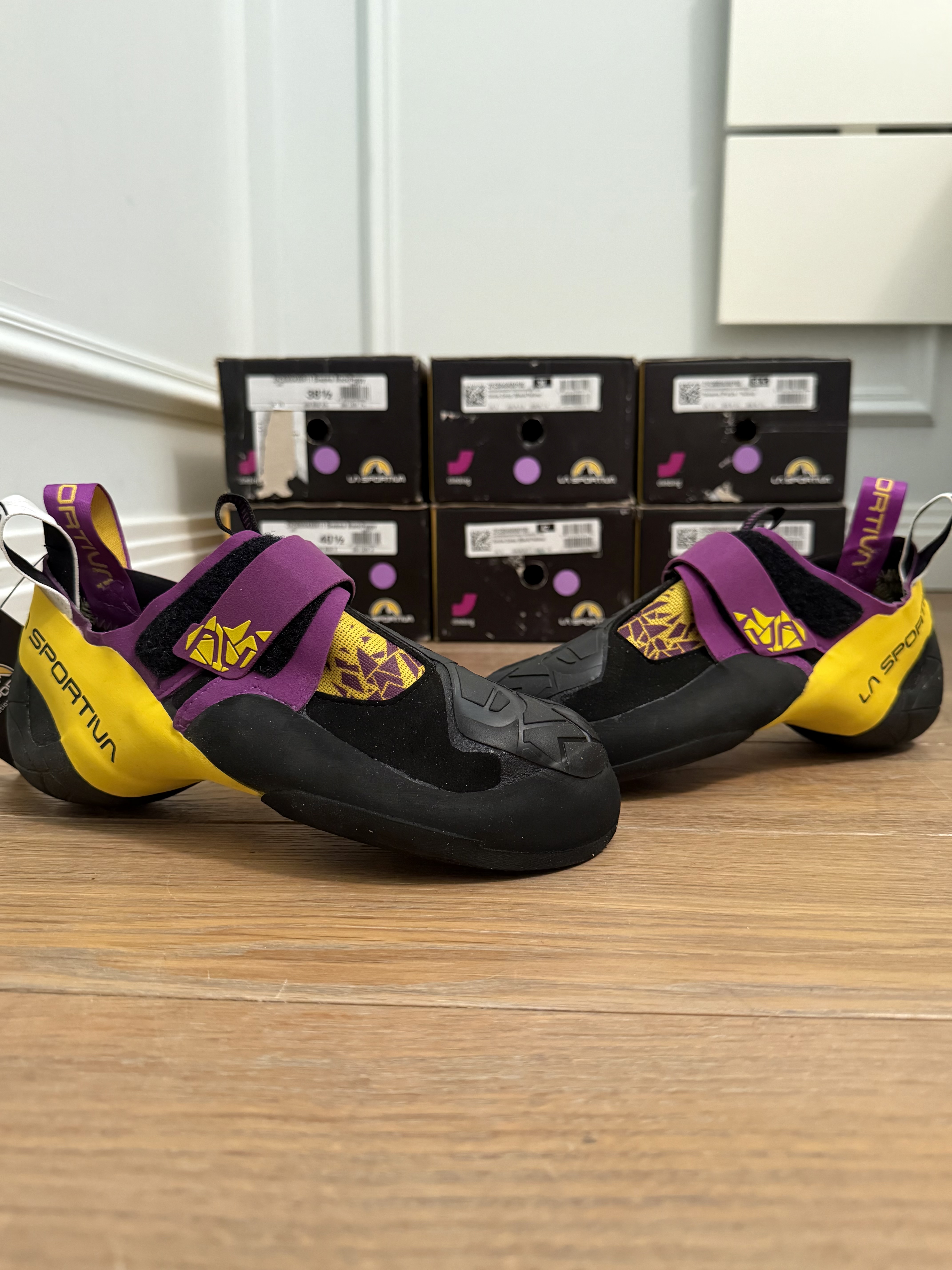 La Sportiva Skwama Purple/Yellow